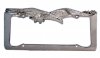 PORTAPLACA METAL AGUILA GRANDE CROMO