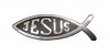 EMBLEMA ELIMINATOR JESUS FISH 6X2 CROM 3M TAPE